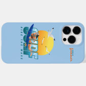 サーファーが波に乗る | (F) Case-Mate iPhoneケース (裏面 (横))