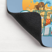 サーファーが波に乗る | (M) マウスパッド (コーナー)