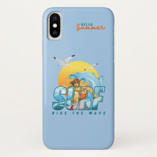 サーファーが波に乗る (M) iPhone X ケース
