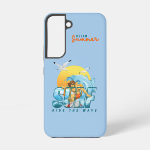 サーファーが波に乗る   (M) SAMSUNG GALAXY S22ケース