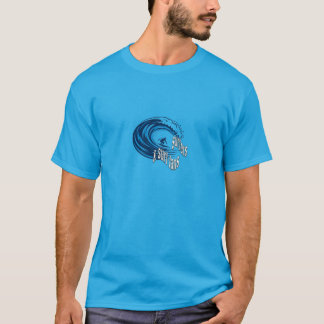 サーファーとサーフィンファンのためのオーシャンウェーブサーフィンググラフィックTシャツ Tシャツ