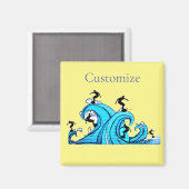 サーファーどこでもサンダー_コーブ マグネット (正面/裏面)