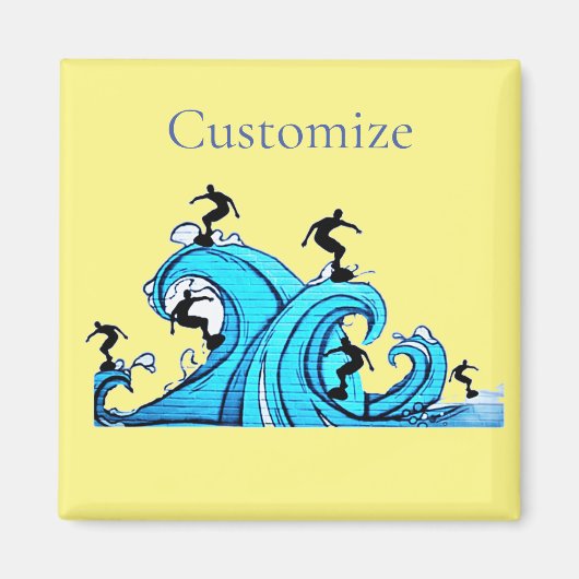 サーファーどこでもサンダー_コーブ マグネット (正面)