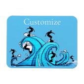 サーファーどこでもサンダー_コーブ マグネット (横)