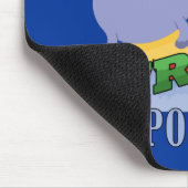 サーファーのカバ マウスパッド (コーナー)