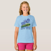 サーファーのカバ Tシャツ (正面フル)