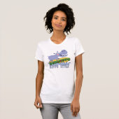 サーファーのカバ Tシャツ (正面フル)