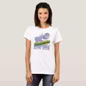 サーファーのカバ Tシャツ (正面フル)