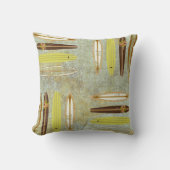 サーファーのサーフボードの装飾用クッションのformicaの青 クッション (正面)