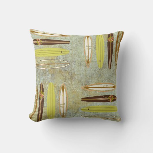 サーファーのサーフボードの装飾用クッションのformicaの青 クッション (正面)