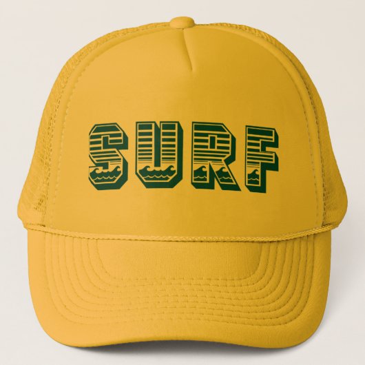 サーファーのトルーカーハット キャップ (正面)