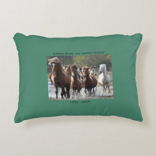 サーファーのバンドアクセントの枕 アクセントクッション (正面)