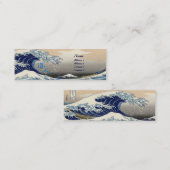 サーファーのプロフィールカードテンプレート スキニー名刺 (正面/裏面)