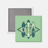 サーファーのワックスの家 マグネット (正面/裏面)