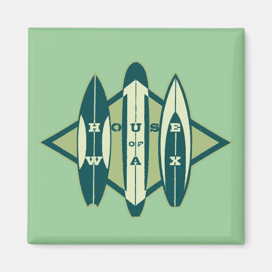 サーファーのワックスの家 マグネット (正面)