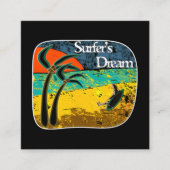 サーファーの夢 スクエア名刺 (正面)