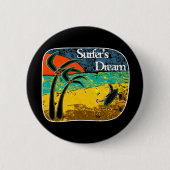 サーファーの夢 缶バッジ (正面)