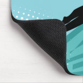 サーファーの女の子のマウスパッド マウスパッド (コーナー)