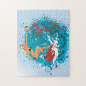 サーファーの女の子1のパズル ジグソーパズル (縦)