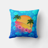 サーファーの女の子 クッション (裏面)