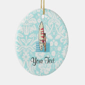 サーファーの女の子 セラミックオーナメント (右)