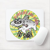 サーファーの容易な脂肪質の鮫 マウスパッド (マウス)