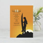 サーファーの朝の招待状 招待状 (スタンド正面)