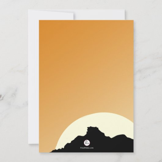 サーファーの朝の招待状 招待状 (裏面)