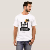 サーファーの格言 サーフィン サーファー オンブレ Tシャツ (正面フル)