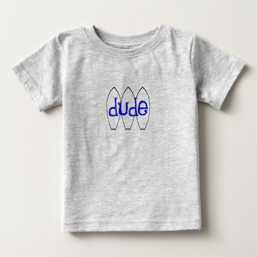 サーファーの男 ベビーTシャツ (正面)