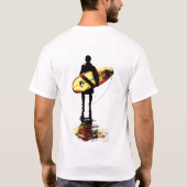 サーファーの男 Tシャツ (裏面)