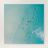 サーファーの空中表示、澄ん海。 ジグソーパズル (横)