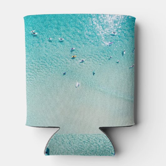 サーファーの空中表示、澄ん海。 缶クーラー (裏面)