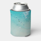 サーファーの空中表示、澄ん海。 缶クーラー (缶裏面)