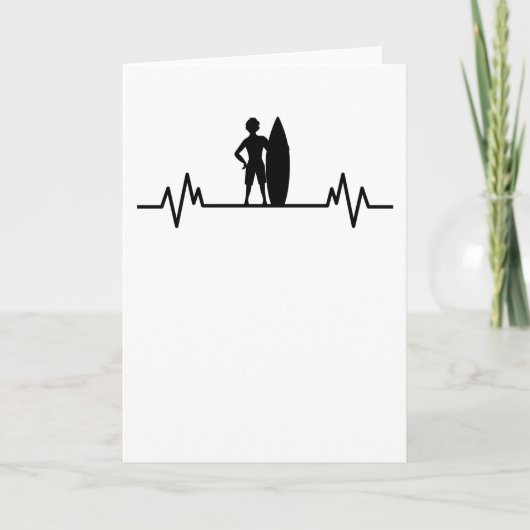 サーファーの鼓動 ウェーブサーフィング ライド ギフト カード (正面)