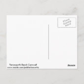 サーファーアットペランポーツビーチコーンウォールイングランド ポストカード (裏面)