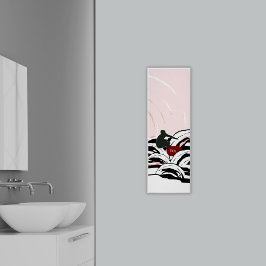 サーファーウェーブサーフィンアットサンライズポスター ポスター