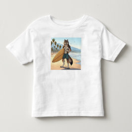 サーファーウルフ トドラーTシャツ