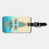 サーファーオンビーチ ラゲッジタグ (正面横)