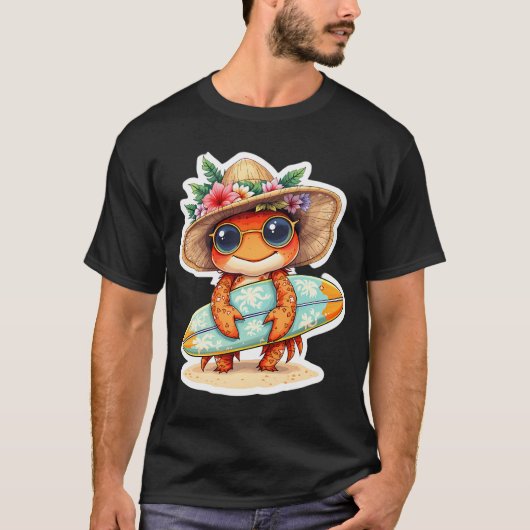 サーファーカニ Tシャツ (正面)