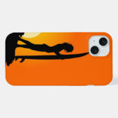 サーファーガールの夕陽 iPhoneケース (裏面横)