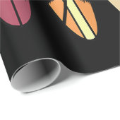 サーファーガールサーフボードサーフィン女性女子サーフオース ラッピングペーパー (ロールコーナー)