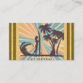 サーファーガールビジネスカード 名刺 (裏面)