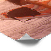 サーファーガールポスタープリント ポスター (角)