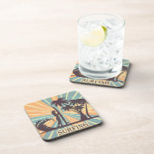 サーファーガール懸命プラスチックコースター コースター (右側)