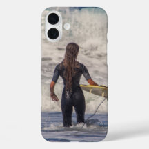 サーファーガール波