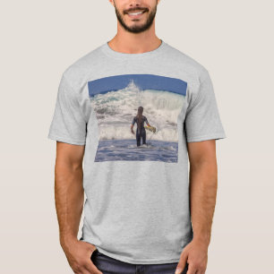 サーファーガール波 Tシャツ