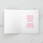 サーファーガール誕生日カード カード (内部)