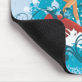 サーファーガール1マウスパッド マウスパッド (コーナー)