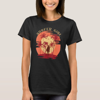 サーファーガール ビンテージ サーファー メンズ レディース Tシャツ